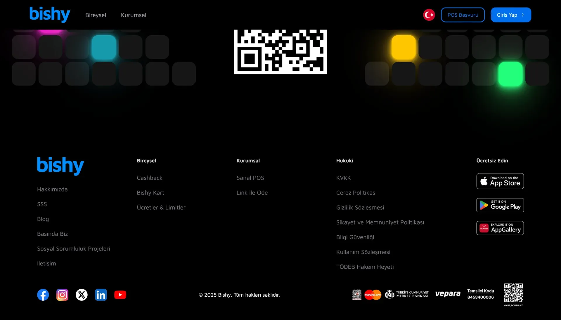 Bishy Main Site Pages