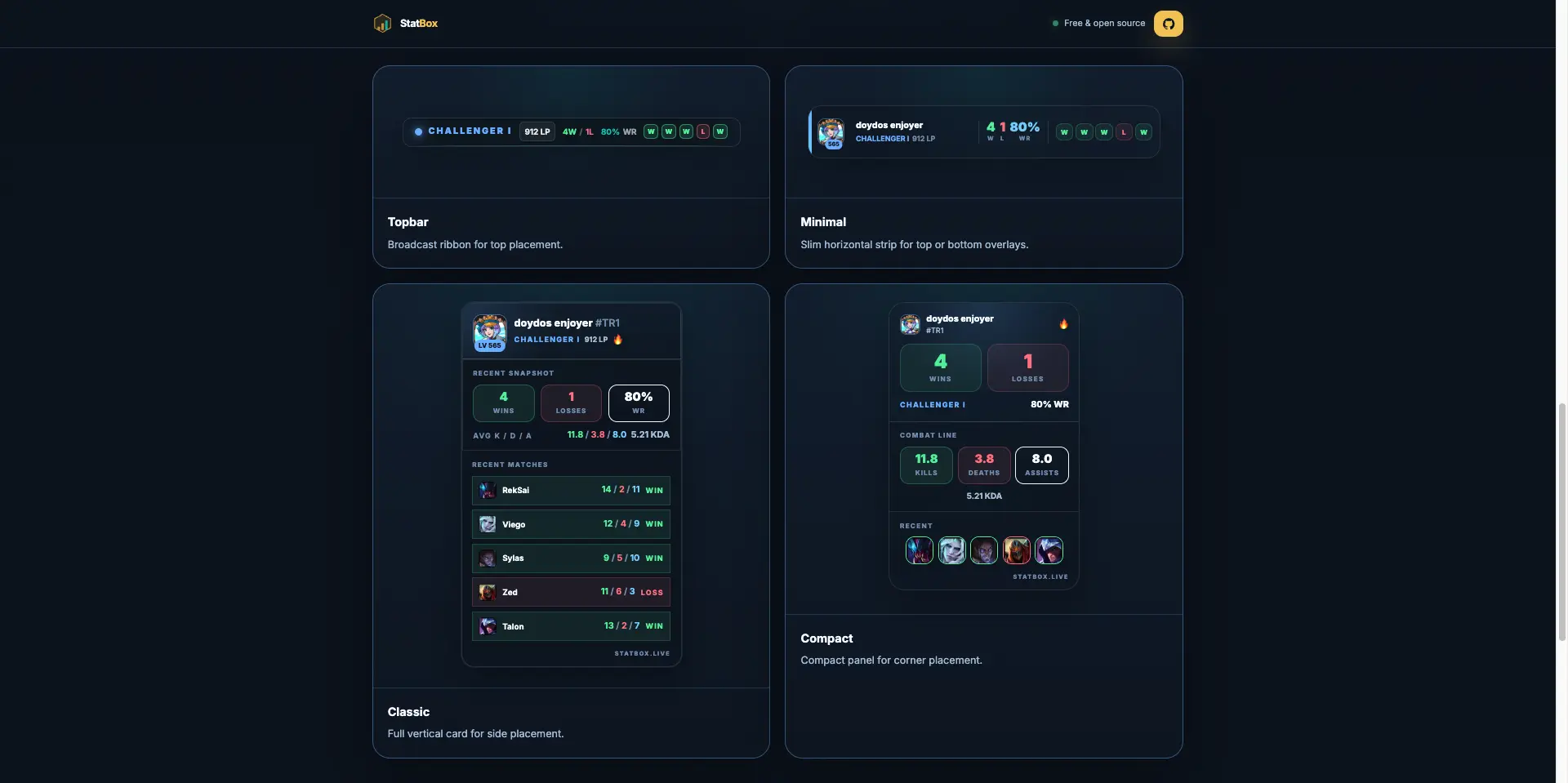StatBox widget builder