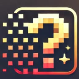 Pixel Guess Game Logo