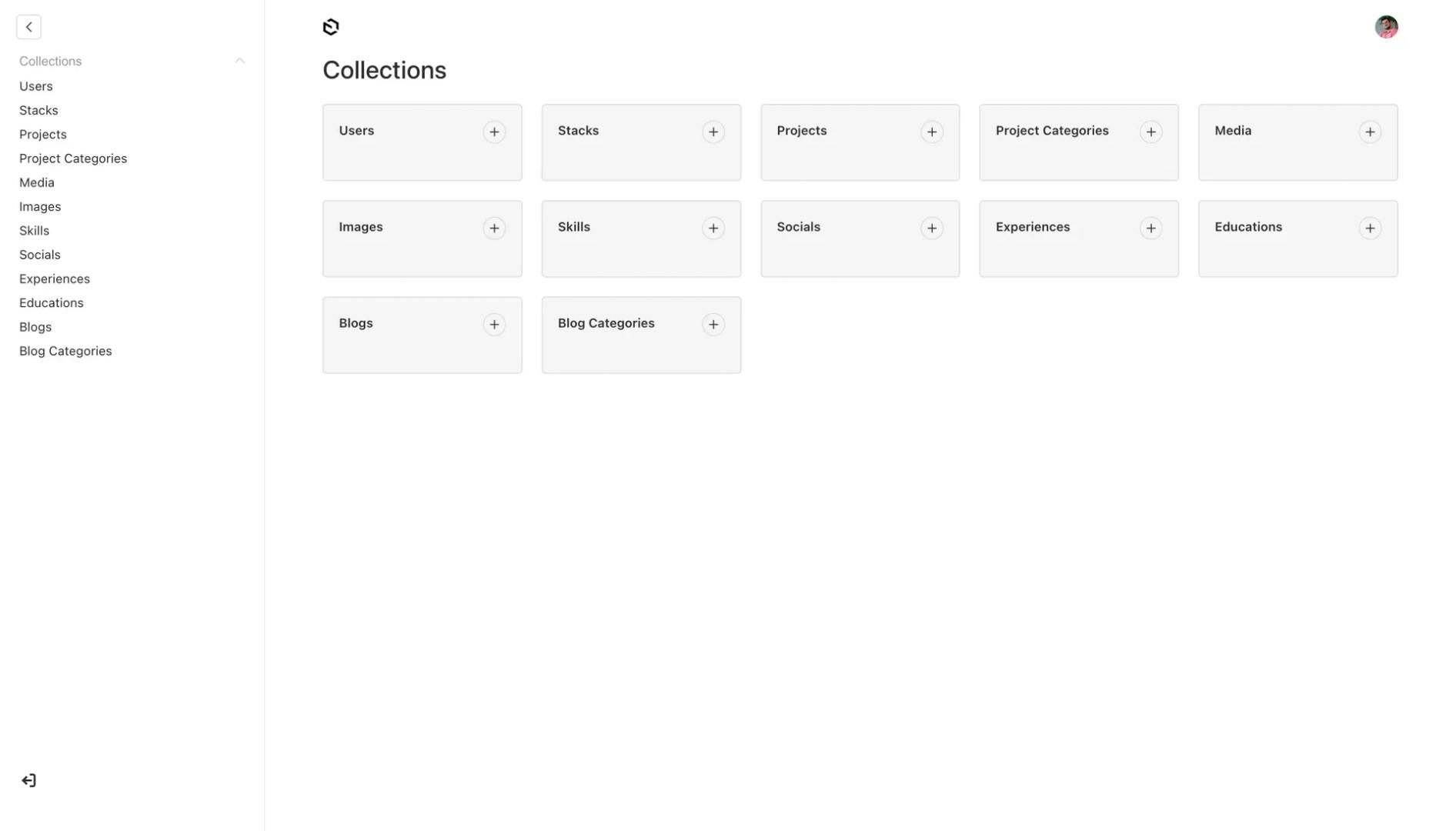Portfolio Site Dashboard