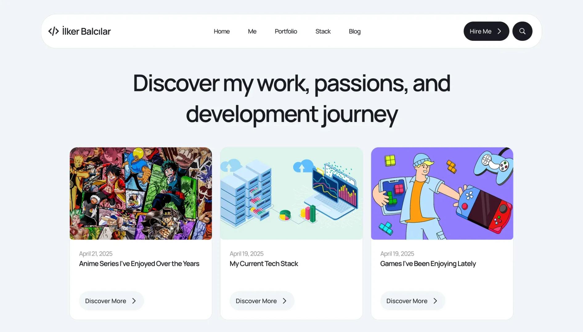 Portfolio Site Blogs